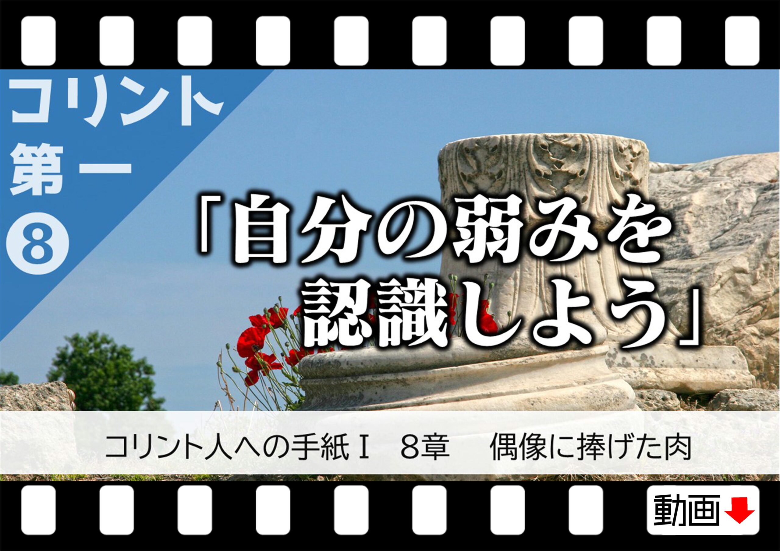 コリント人への手紙第一 ８章 偶像にささげた肉 自分の弱みを認識しよう 十勝聖書フォーラム鹿追キリスト教会